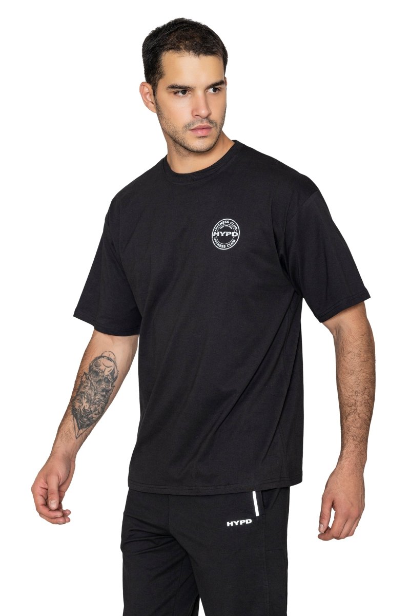 Black Infinity Oversized T-Shirt - HYPD Sports