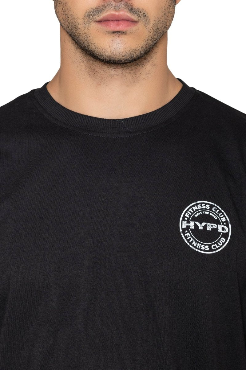 Black Infinity Oversized T-Shirt - HYPD Sports