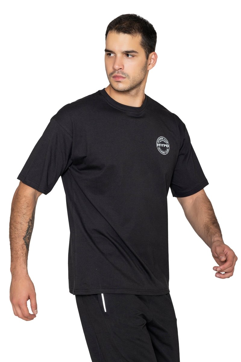 Black Infinity Oversized T-Shirt - HYPD Sports