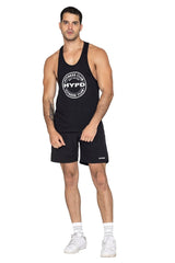 Black Infinity Stringer - HYPD Sports