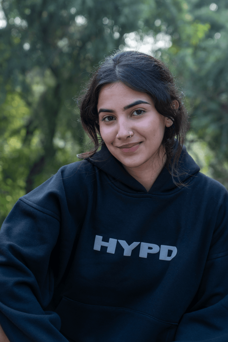 Black Oversized Hoodie Women - HYPD Sports