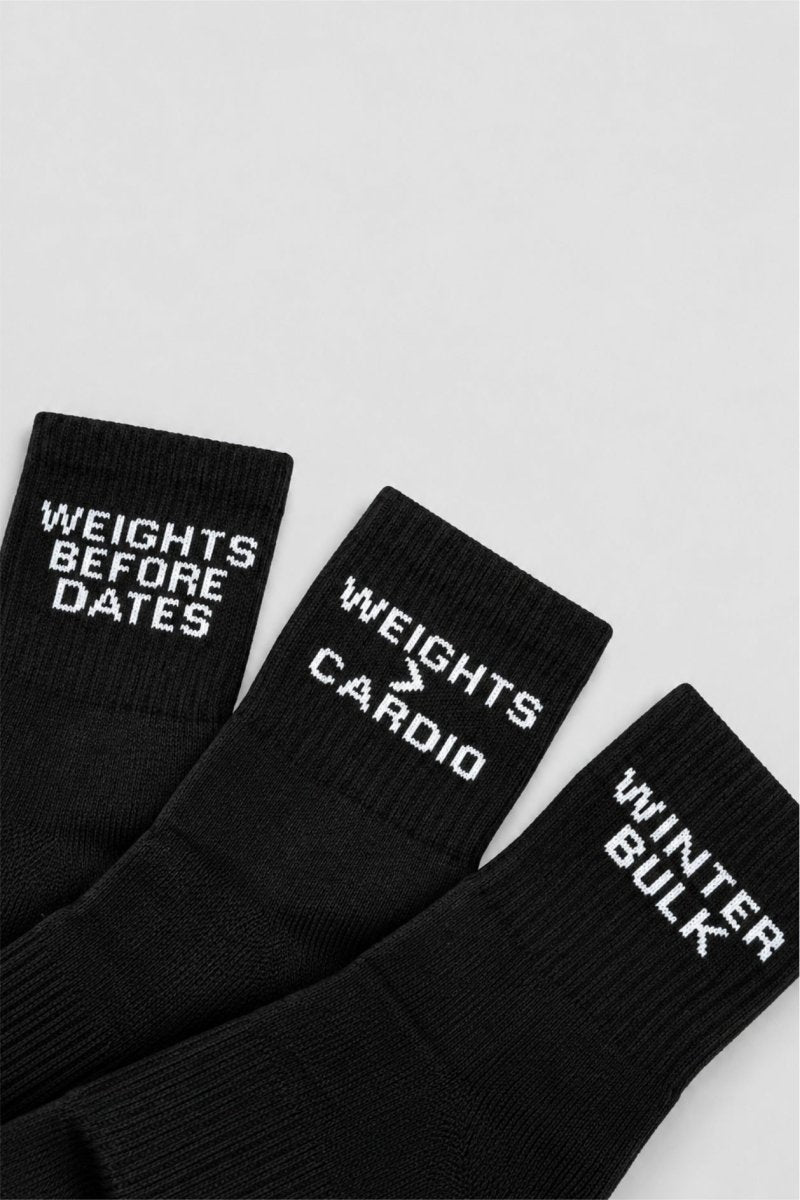 Black Pack of 3 Socks