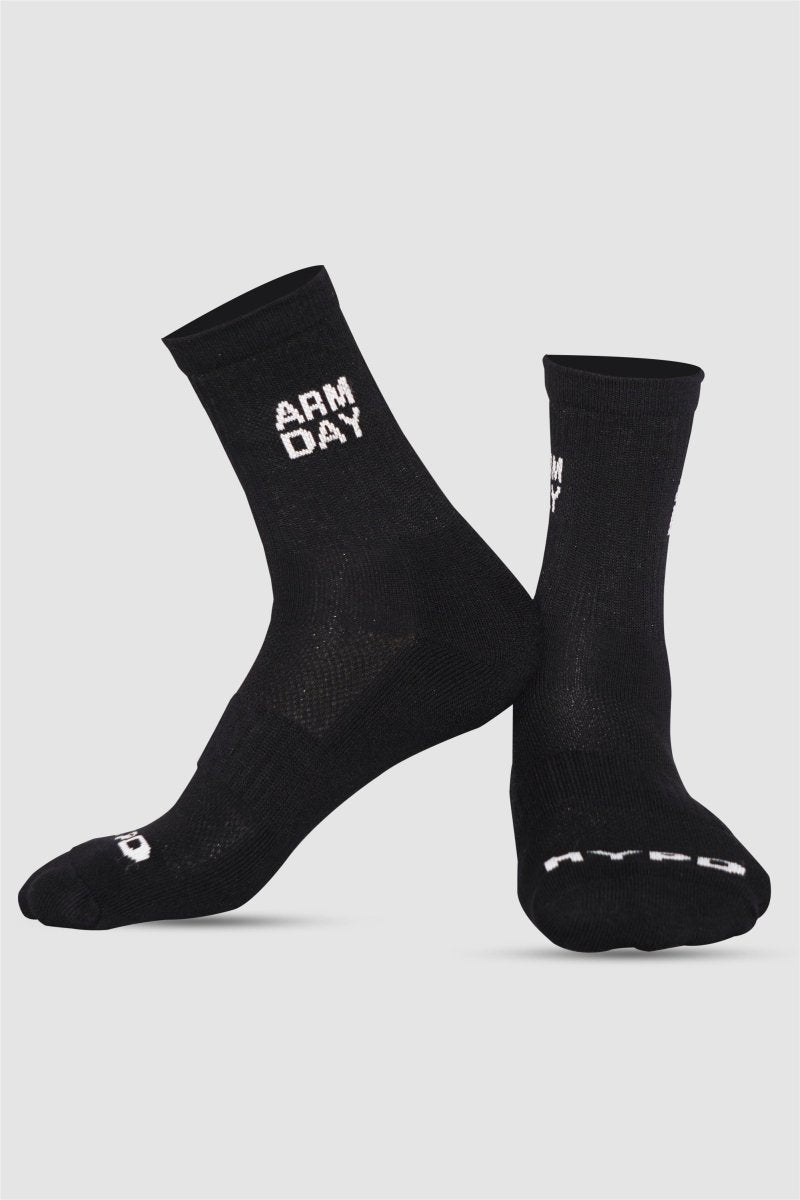 Black Pack of 7 Everyday Workout Socks - HYPD Sports