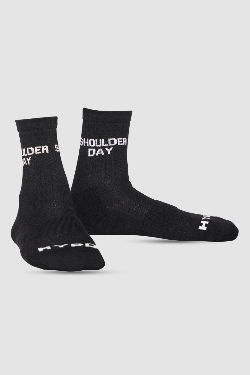 Black Pack of 7 Everyday Workout Socks - HYPD Sports