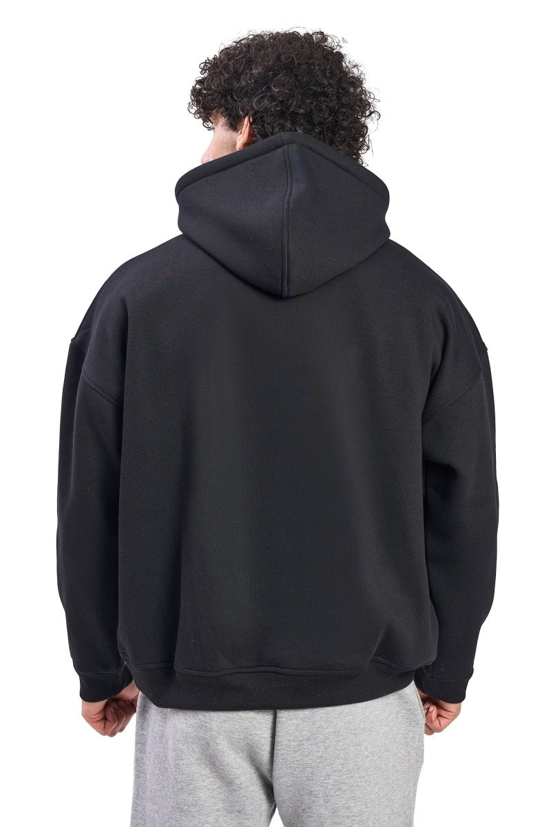Black Puff Oversized Hoodie - HYPD Sports