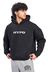 Black Puff Oversized Hoodie - HYPD Sports