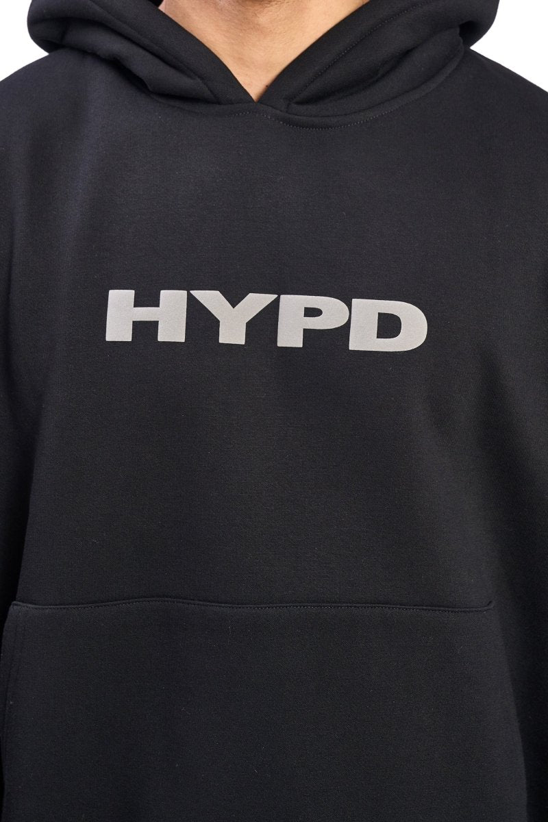 Black Puff Oversized Hoodie - HYPD Sports