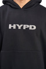 Black Puff Oversized Hoodie - HYPD Sports