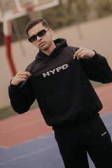 Black Puff Oversized Hoodie - HYPD Sports