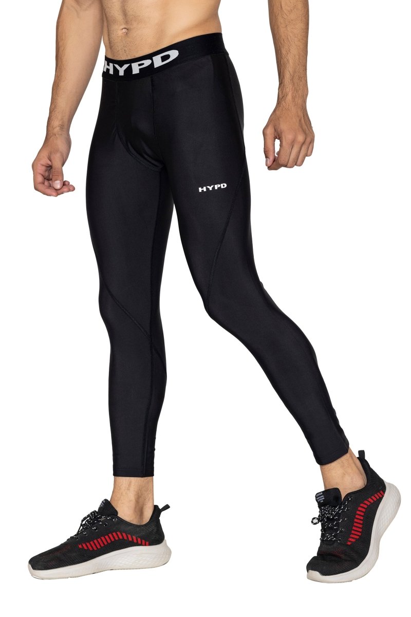 Black Stealth Compression Lower - HYPD Sports