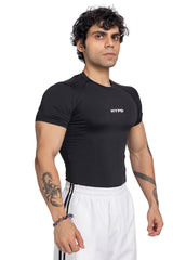 Black Stealth Compression T-Shirt