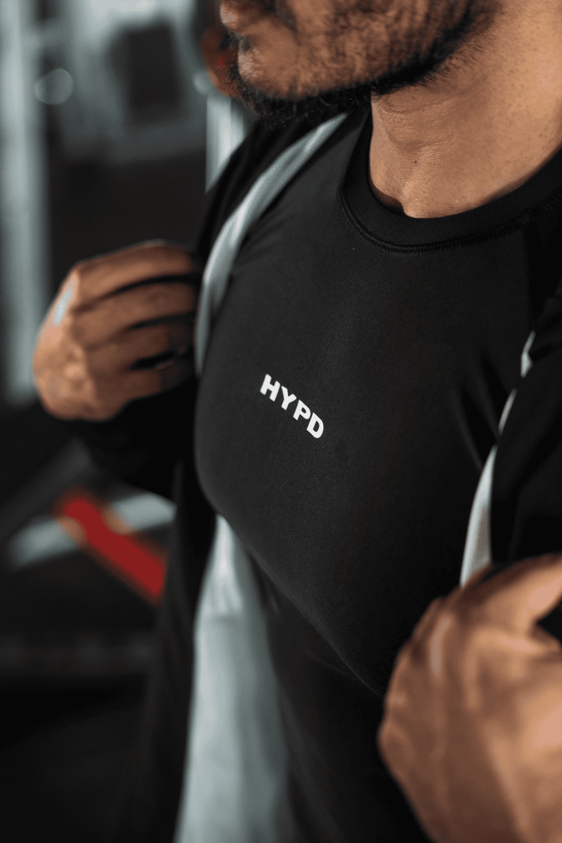 Black Stealth Compression T-Shirt - HYPD Sports
