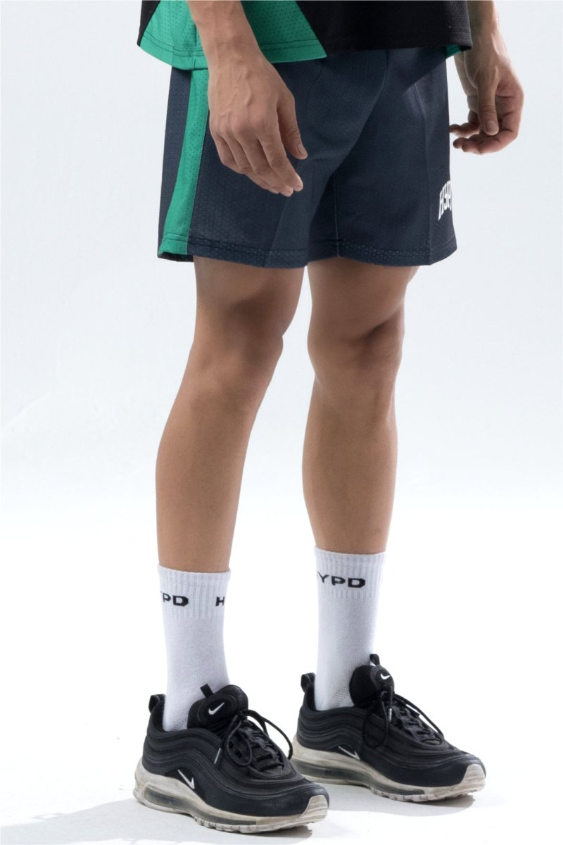Black/Green Training Club Mesh Shorts