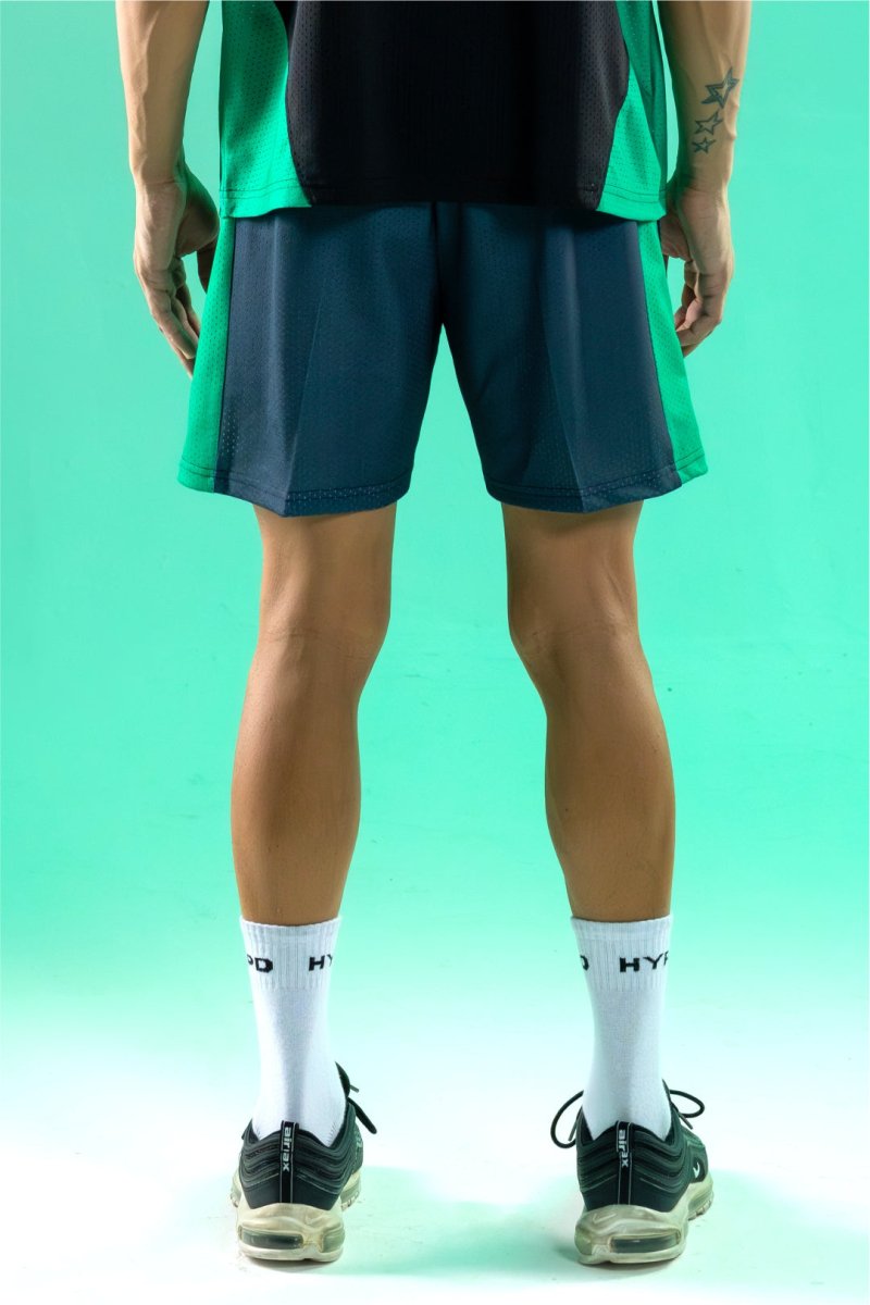 Black/Green Training Club Mesh Shorts