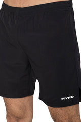 Black/Grey Elite 2 in 1 Shorts - HYPD Sports