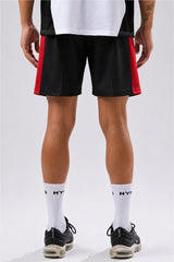 Black/Red Training Club Mesh Shorts