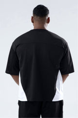 Black/White Training Club Mesh Oversized Jersey