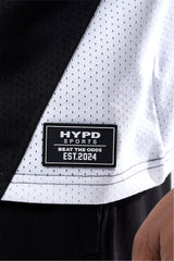 Black/White Training Club Mesh Oversized Jersey
