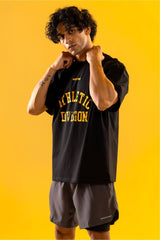 Black/Yellow Athletic Division Oversized T-Shirt