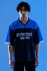 Blue Lifting Club Oversized Training Jersey