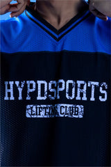 Blue Lifting Club Oversized Training Jersey