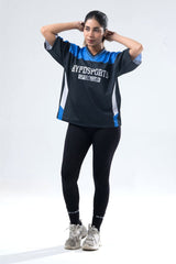 Blue Lifting Club Oversized Training Jersey For Her
