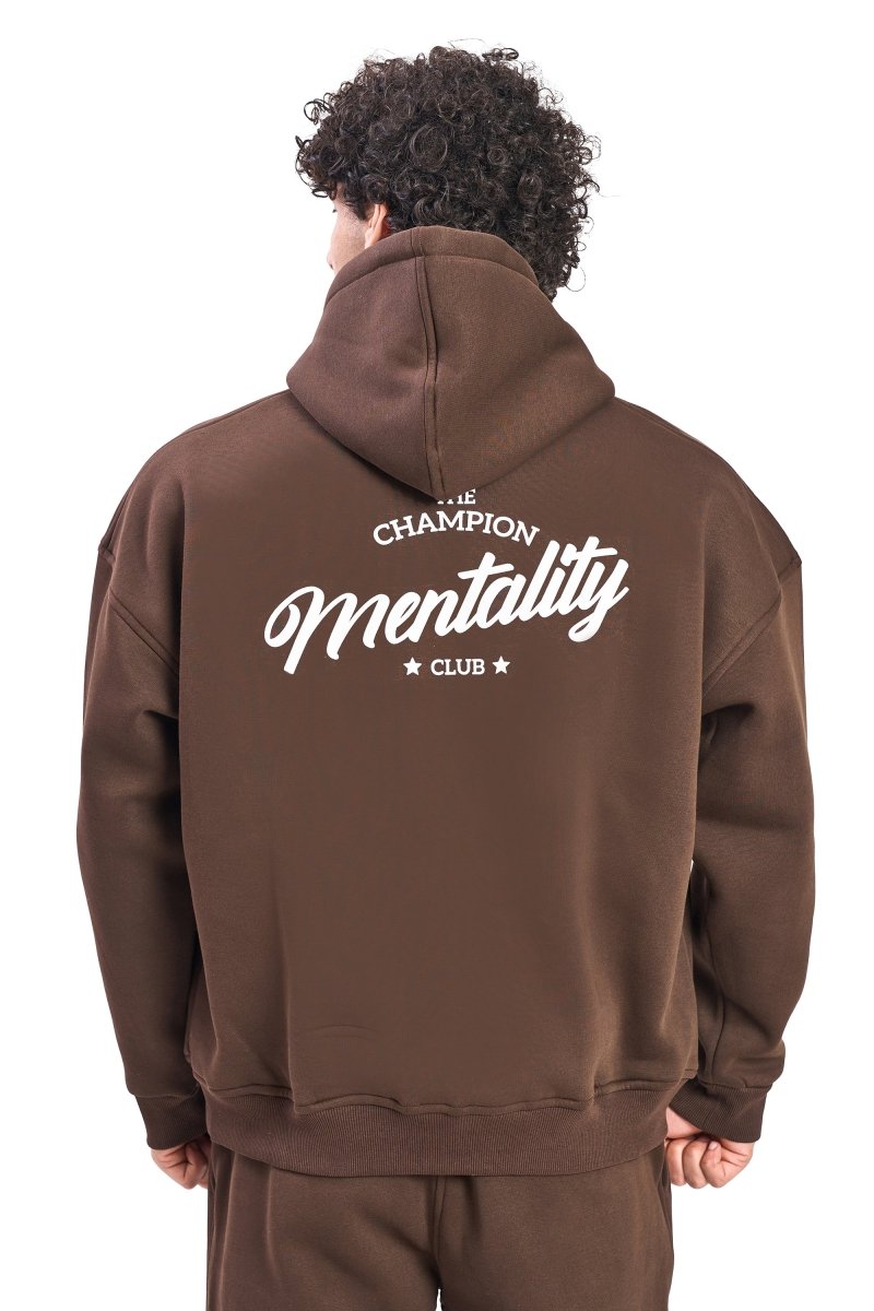 Brown Alliance Oversized Hoodie - HYPD Sports