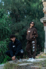 Brown Alliance Oversized Hoodie Women - HYPD Sports
