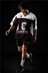 Brown Champion Mentality Oversized Training Jersey