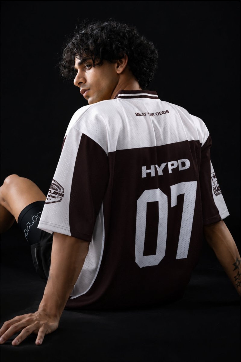 Brown Champion Mentality Oversized Training Jersey