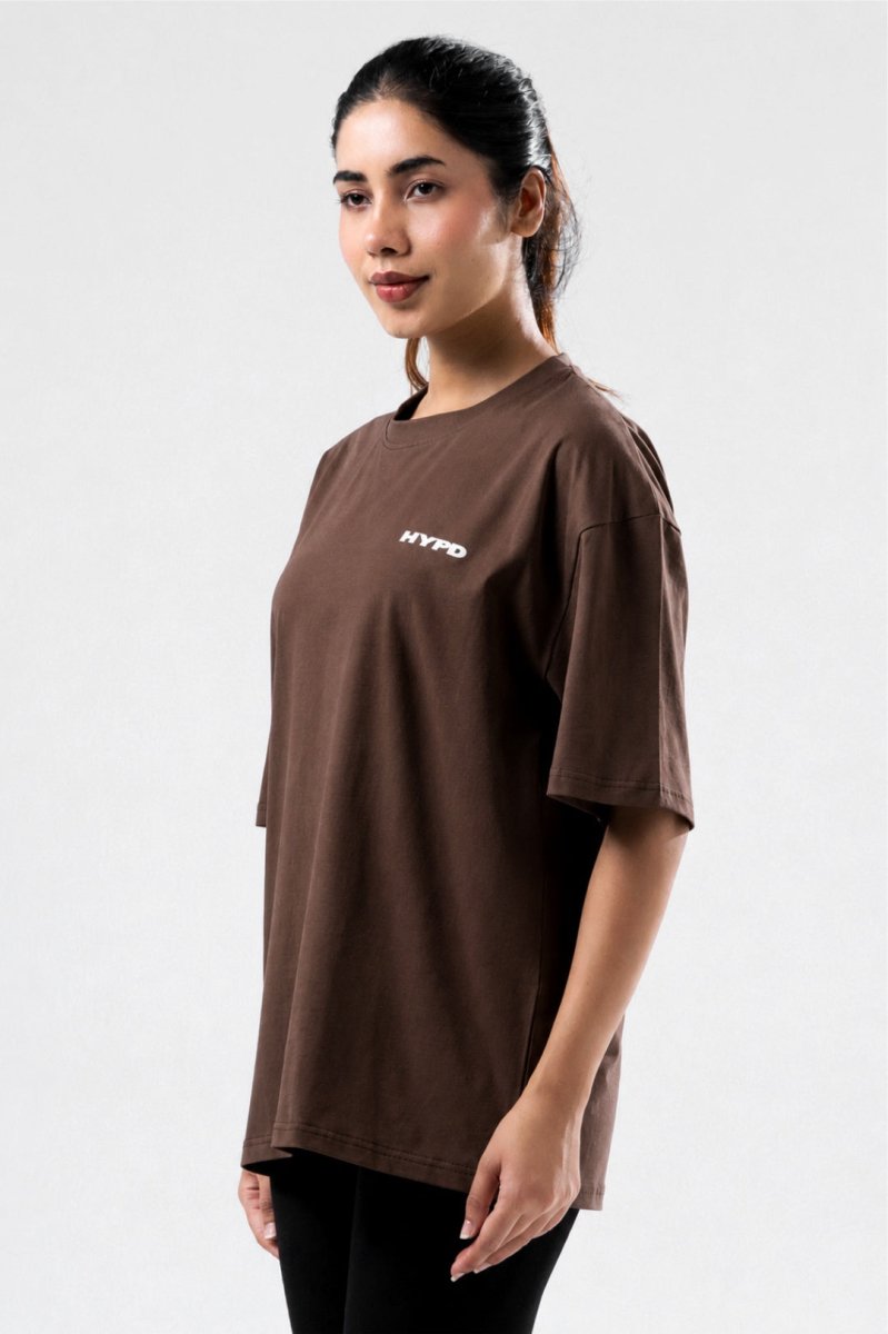 Brown Essential Oversized T-Shirt Women