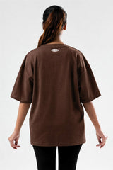 Brown Essential Oversized T-Shirt Women