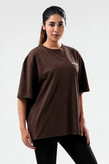 Brown Essential Oversized T-Shirt Women