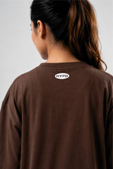 Brown Essential Oversized T-Shirt Women