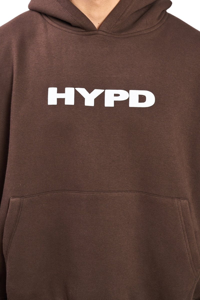 Brown Puff Oversized Hoodie - HYPD Sports