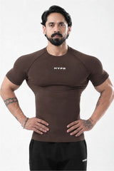 Brown Stealth Compression T-Shirt