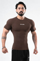 Brown Stealth Compression T-Shirt