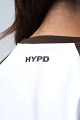 Brown/White Raglan Oversized T-Shirt Women