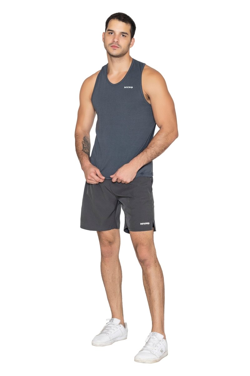 Dark Grey Apex Tank Top - HYPD Sports
