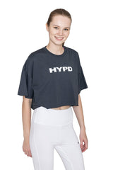 Dark Grey Aura Crop Top - HYPD Sports