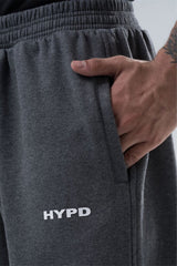 Dark Grey Melange Essential Straight Fit Track Pants