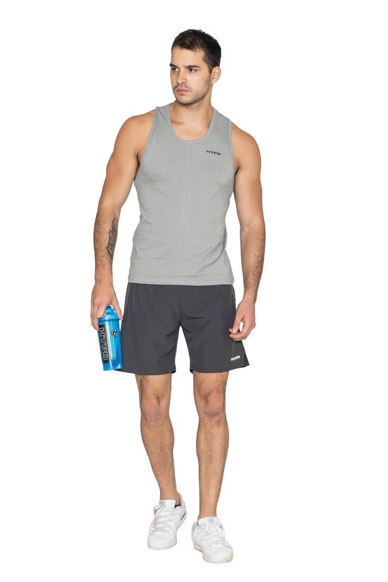 Dusty Grey Apex Tank Top - HYPD Sports