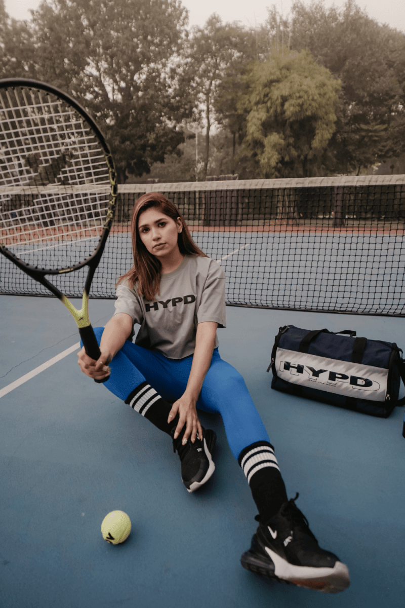 Dusty Grey Aura Crop Top - HYPD Sports