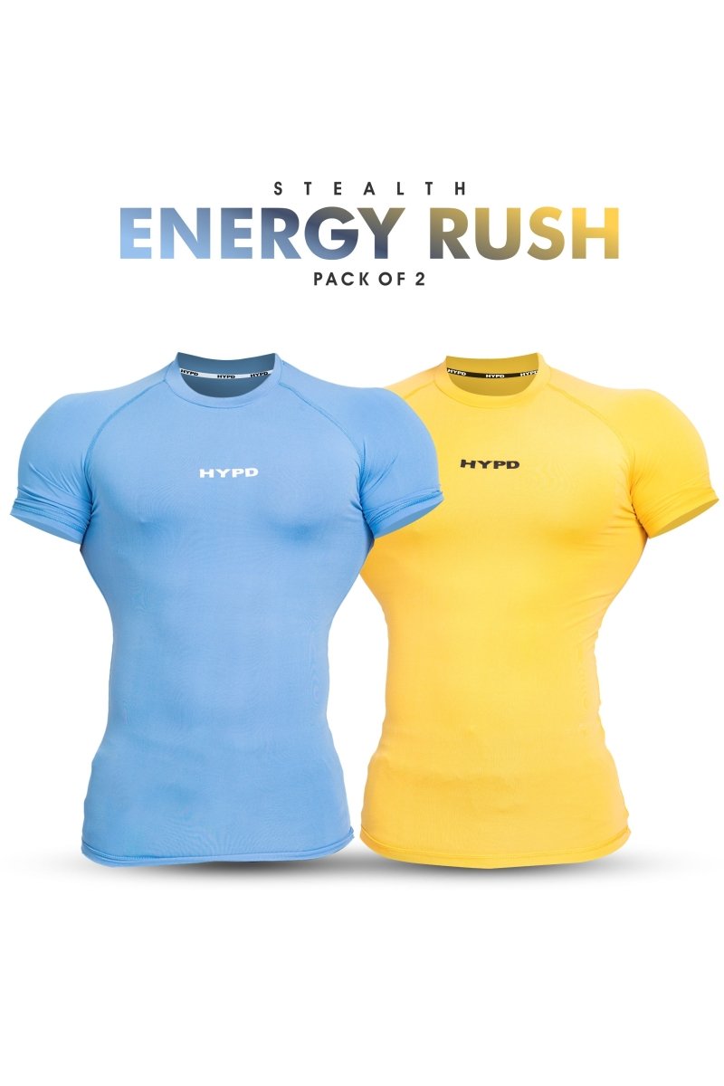 Energy Rush Stealth Compression T-Shirt (Pack Of 2)