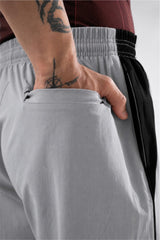 Grey Aero Nylon Parachute Pants