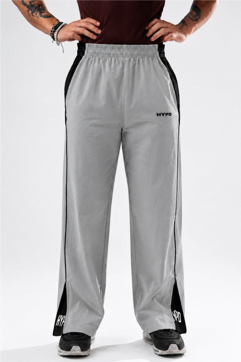 Grey Aero Nylon Parachute Pants