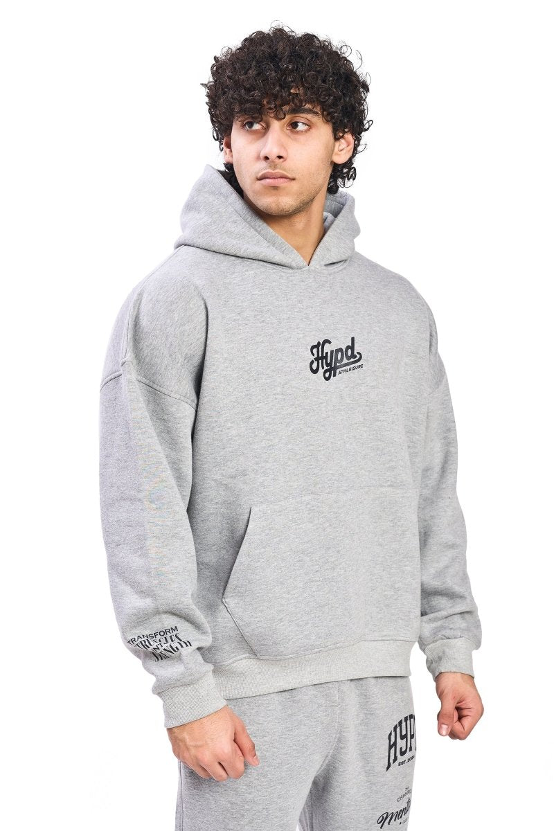 Grey Alliance Oversized Hoodie - HYPD Sports
