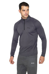 Grey Core 1/4 Zip Upper - HYPD Sports
