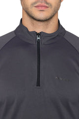 Grey Core 1/4 Zip Upper - HYPD Sports