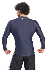 Grey Dynamic Compression T-Shirt Full Sleeves - HYPD Sports